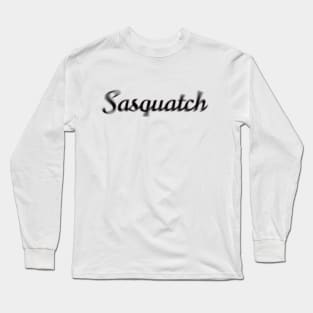 Sasquatch Blurred Long Sleeve T-Shirt